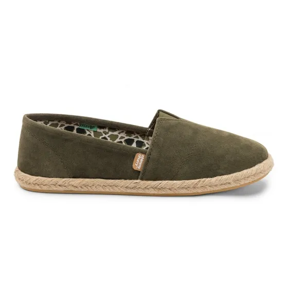 Alpargata Clásica Suede Oliva