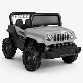 Carrinho Elétrico Infantil Uni Toys 6V Trail Force Cinza com Control