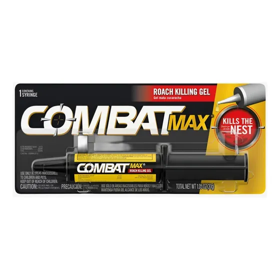 Combat Max Jeringa Veneno Mata Cucarachas 30g Americano