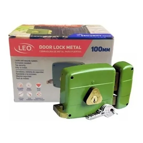Cerradura Superficial Leo Kit De Instalación / Mayor Y Detal