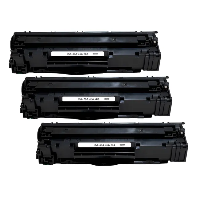 Toner 85a 35a 36a 78a Para Hp 1102w Tri Pack (3 Piezas)