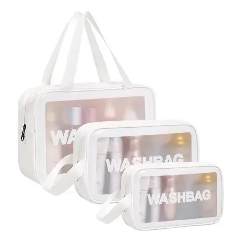 Set X3 Washbag Impermeable Neceser Wash Bag Porta Cosmeticos