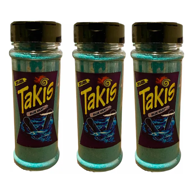 Pack De 3 Sazonadores Takis Blue Heat