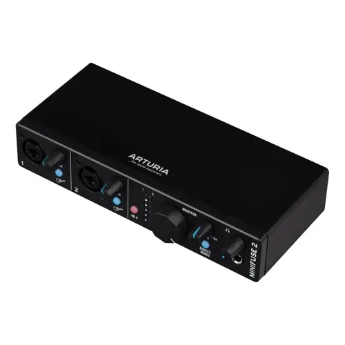 Interface De Áudio Usb Arturia Negro 48v | Frete grátis