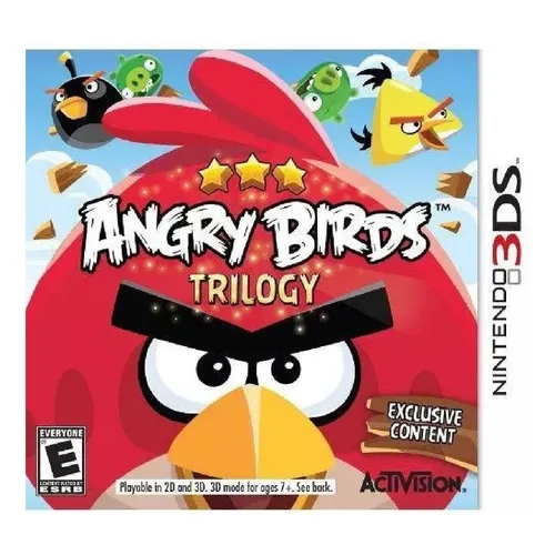 Juego Angry Birds Trilogy para Nintendo 3ds Physical Media