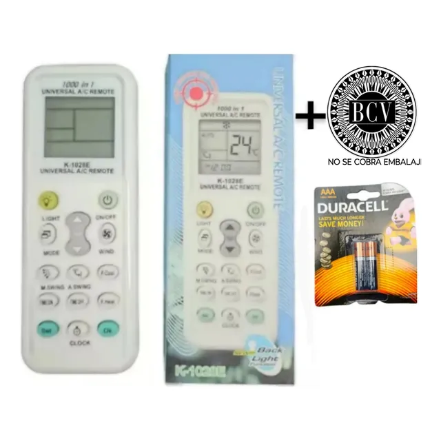 Control Remoto De Aire Acondicionados Universal