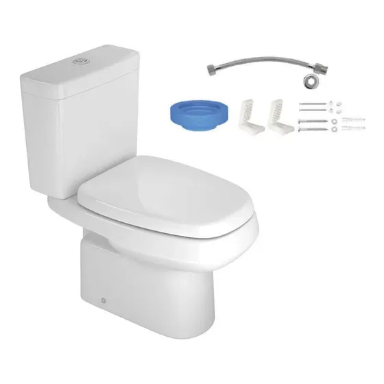 Kit Bacia Com Caixa Acoplada + Acessórios Monte Carlo Deca