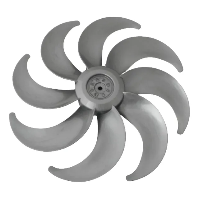 Hélice 8 Pás Prata Ventilador Mondial Vtx-40 Nvt-40-8p