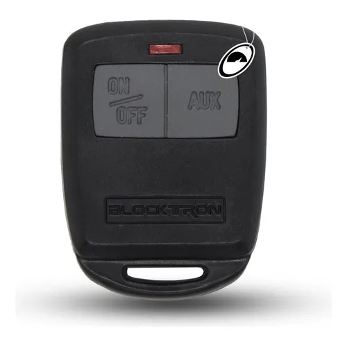 Controle 2 Botões Alarme Blocktron Antigo Led Vermelho