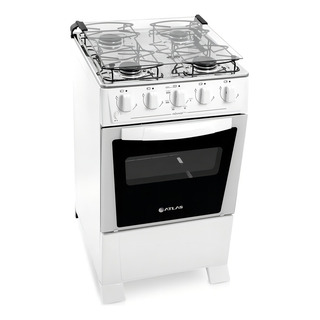 FogĂŁo Atlas MĂŽnaco Glass 4q Com Porta Com Visor - Branco FogĂŁo Atlas MĂŽnaco Glass 4q Com Porta Com Visor - Branco