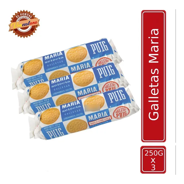 Galletas Maria Selecta Puig X 3