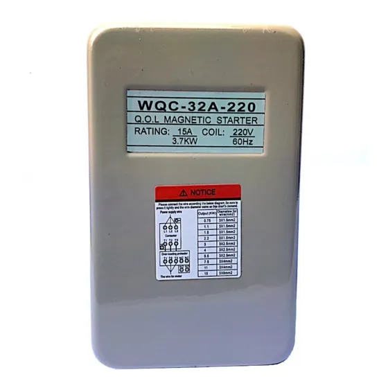 Arrancador Tensión Plena P/motor Eléctrico 5 Hp 220v Nuevo.