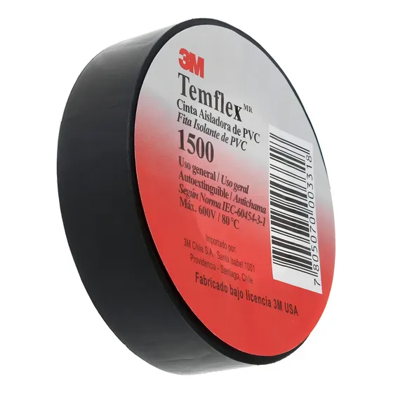 Pack 10 Cintas Aisladora Pvc Temflex 1500 3m 18mm X 5 Mts
