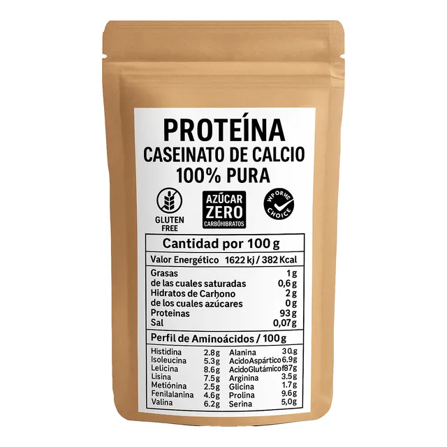 Proteína Caseinato De Calcio %100 Pura Promo 1 Kilo