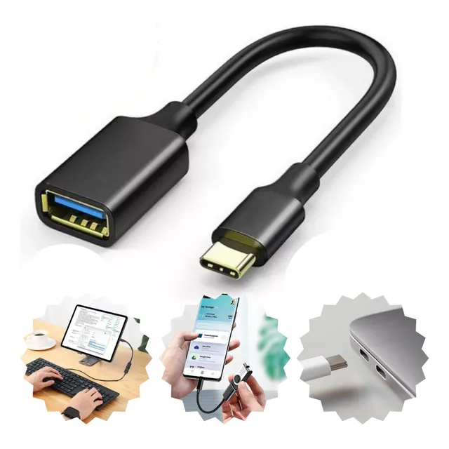 Cabo Usb 3.0 Otg Pendrive Transferência De Arquivo Universal