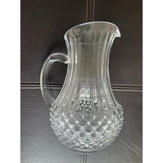 Jarra De Cristal D Arques En Perfecto Estado