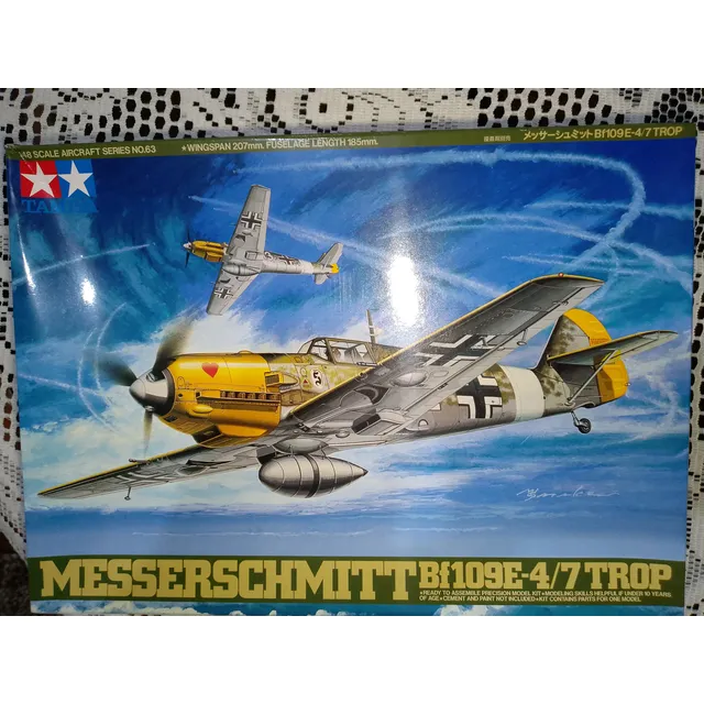 Maqueta Modelismo Estatico Aereomodelismo Avion Bf109