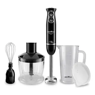 Mixer Bmx400p BritĂąnia 3 Em 1 400w Preto Turbo Inox Mixer Bmx400p BritĂąnia 3 Em 1 400w Preto Turbo Inox