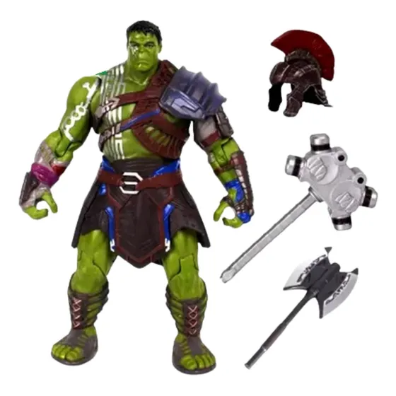 Boneco Hulk  Gladiador 20cm Thor Ragnarok Articulado 