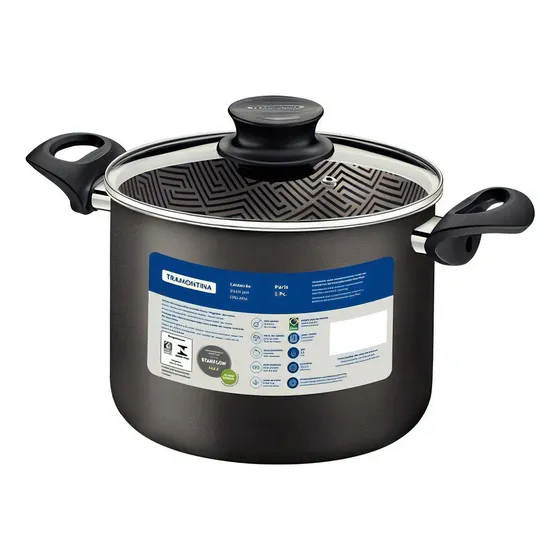 Panela Caçarola Caldeirão Tramontina Antiaderente 26cm 9,6l