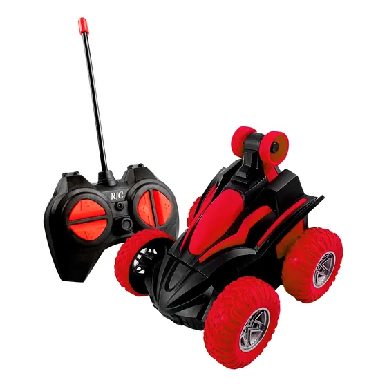 Auto A Control Remoto Batería Recargable Giro 360º Piruetas Color Rojo