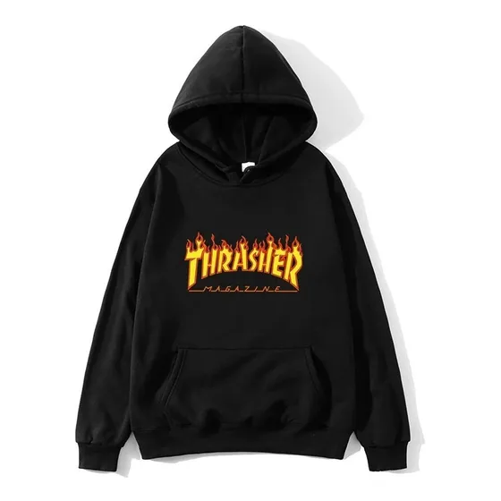 Buzo Saco Hoodie Con Capota Thrasher Unisex Niño Envio Inmed