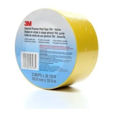 M Ty Cinta Vinilo Mil Yarda Largo Ancho Amarillo