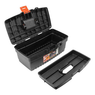 Caja Para Herramienta 16 Negr A Con Charola Organizadora Caja Para Herramienta 16 Negr A Con Charola Organizadora