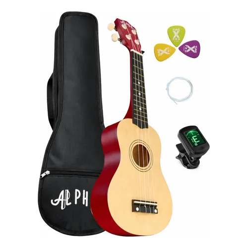 Ukulele Andaluz Soprano Acustico Uks01ps Colorido Mesclado Cor