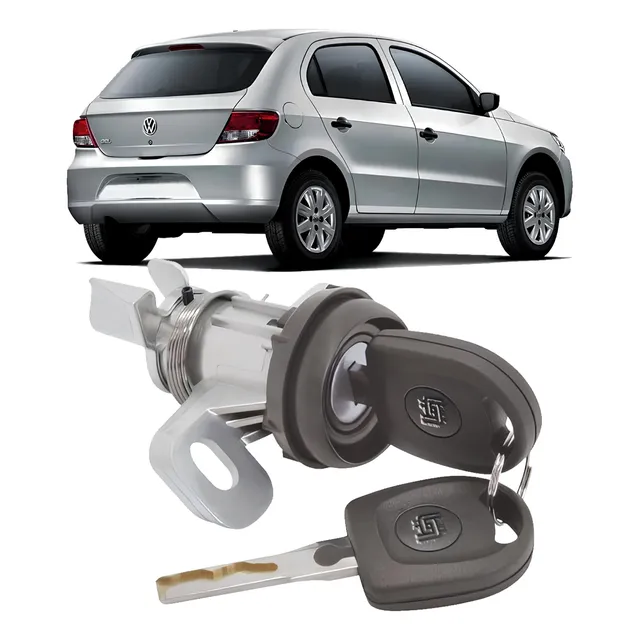 Cilindro Miolo Porta Malas Gol G5 2008 A 2012 Com Chaves