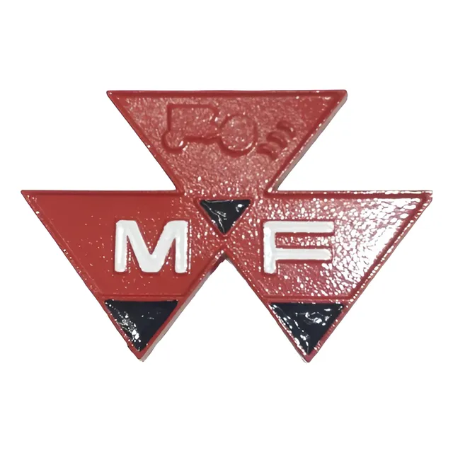 Emblema Grade Dianteira Trator Massey Alumínio 