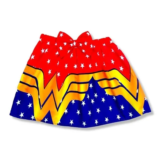 Falda Para Niñas De Mujer Maravilla 
