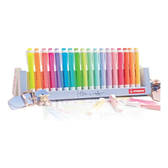 Resaltador Stabilo Swing Cool Desk Set X18
