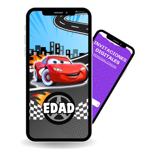 Video Invitación De Cumpleaños Cars - Rayo Mcqueen Full Hd