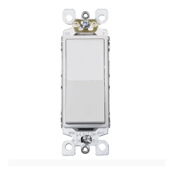 Interruptor De Tres Vías Blanco Leviton