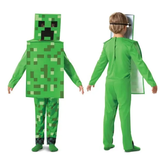 Disfraz Para Niños De Minecraft Creeper Fancy Original Licencia