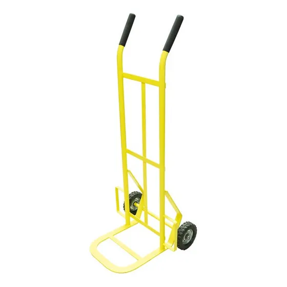 Diablo Bodeguero Capacidad 100 Kg Amarillo Con Llanta Sólida