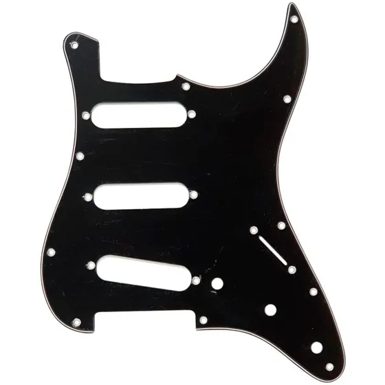 Pickguard Sambong M2 Negro Tipo Stratocaster Sss 3 Capas