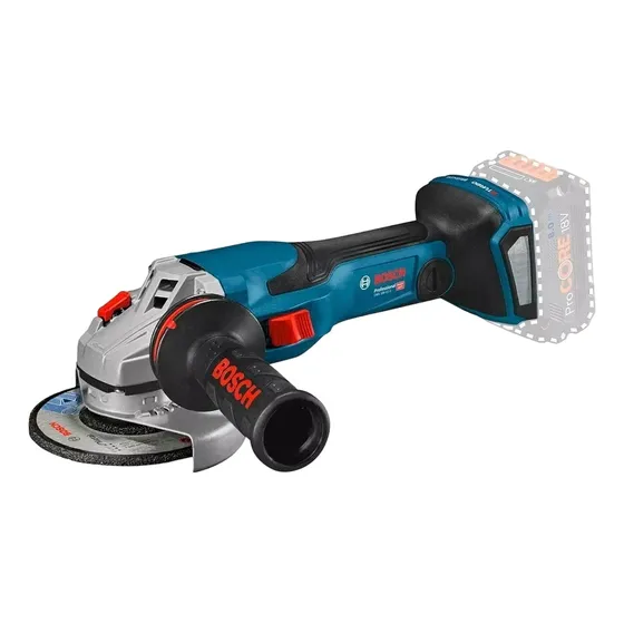 Esmeril Amolador Bosch Brushless Gws 18v-15 C Sin Bat Color Azul