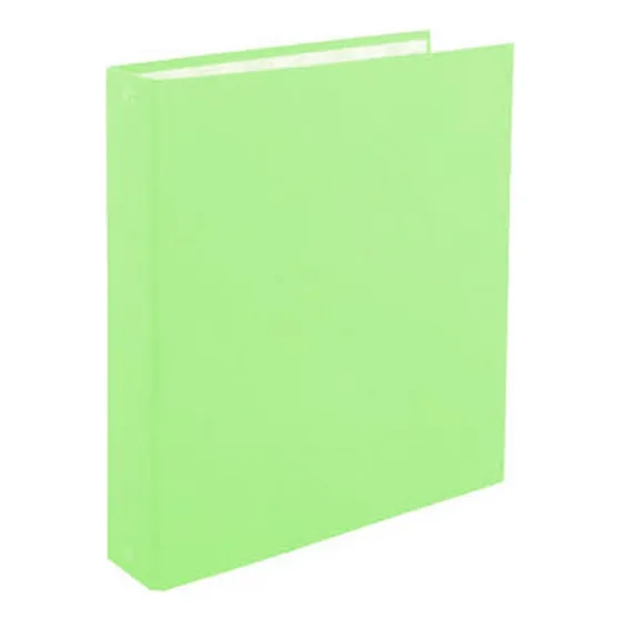 Carpeta N°3 Forrada Ezco Color Pastel 3x40 Con 3 Anillos Color Verde Pastel