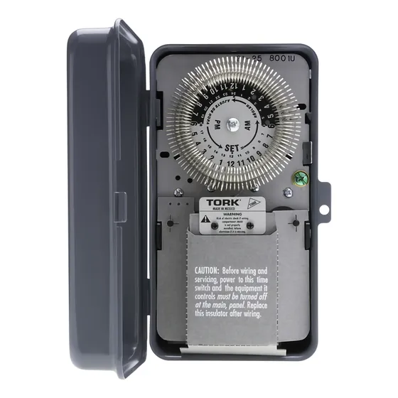Timer 8001u Temporizador Tork 120v 480v 3/4hp 40a Uso Rudo