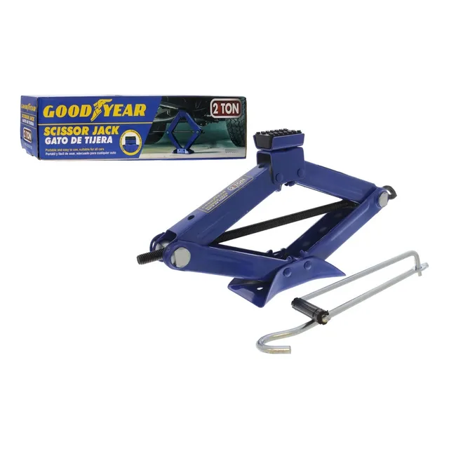 Gato Para Auto D/tijera Hidráulico Portátil 2 Ton Goodyear
