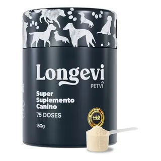 Petvi Longevi Super Suplemento Multivitamínico Para Cães 150g