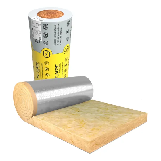 Isover Fieltro Tensado Aluminio Aislante Térmico Para Techos