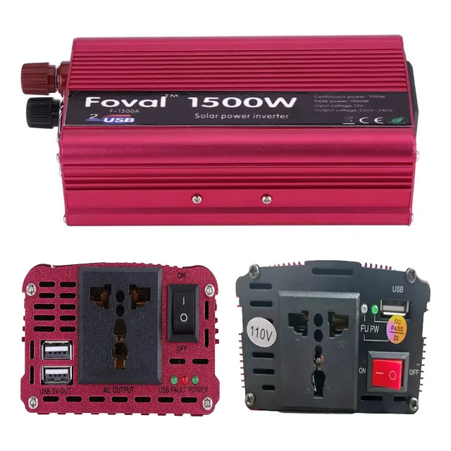 Inversor Transformador De Voltaje Dc 12v Ac 110v 1500w