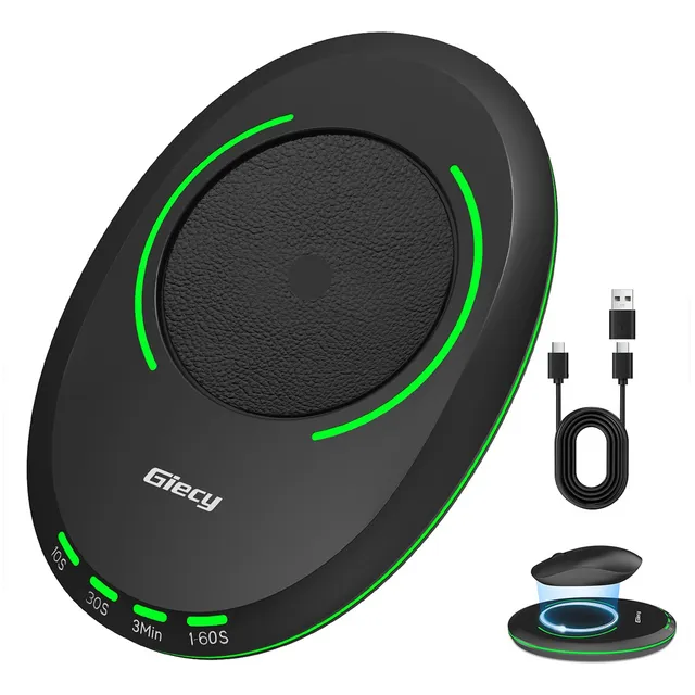 Giecy Mouse Jiggler  Detectable Automático Ultra Silencioso