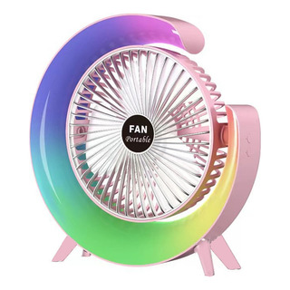 Ventilador Portatil De Escritorio Recargable Rotación De360° Ventilador Portatil De Escritorio Recargable Rotación De360°