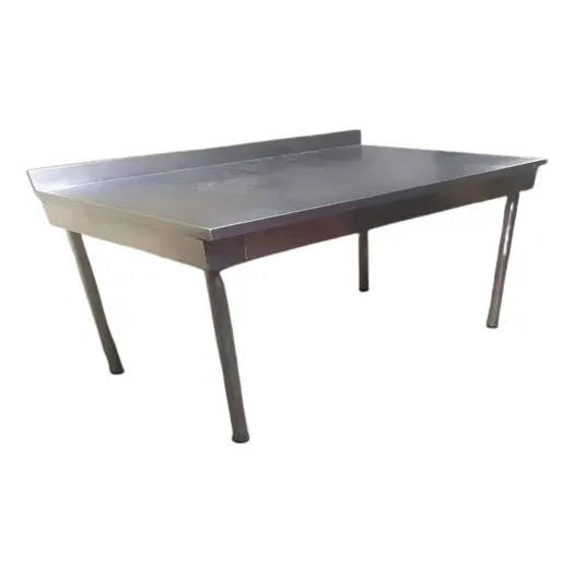 Mesa Aparadora De Cozinha Em Aço Inox 1,00x60x95