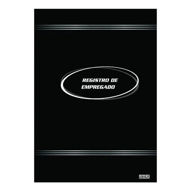 Livro Registro De Empregado 50 Folhas Capa Dura São Domingos