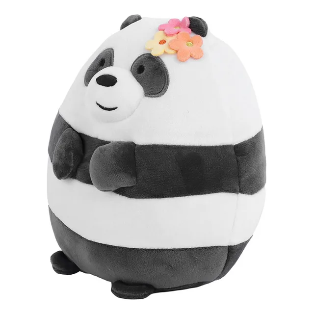 Www Miniso Peluche We Bare Bears Panda Con Adorno Floral
